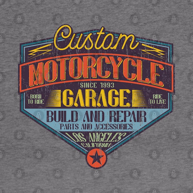 Custom bike shop garage by SpaceWiz95